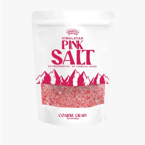 Snakitos Himalayan Pink Salt (Coarse Grain Dark) – 800 grams