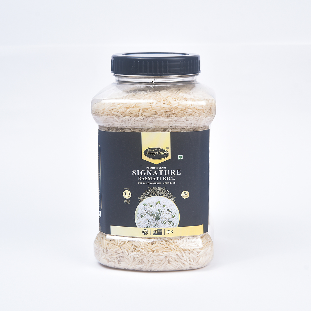 Anaaj Valley™ Basmati Rice (3.3 lbs x 6 Jars)
