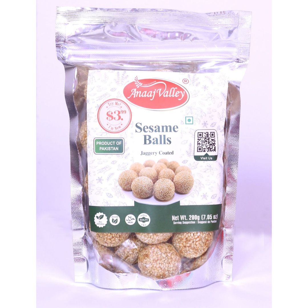 Anaaj Valley™ Sesame Balls (200g x 24 Pouches)