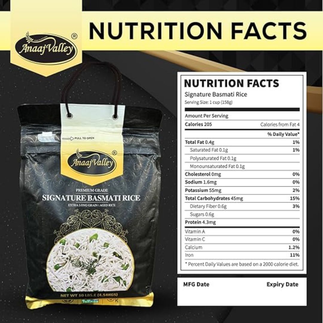 Anaaj Valley™ Signature Basmati Rice (10 lbs x 4) - Image 4